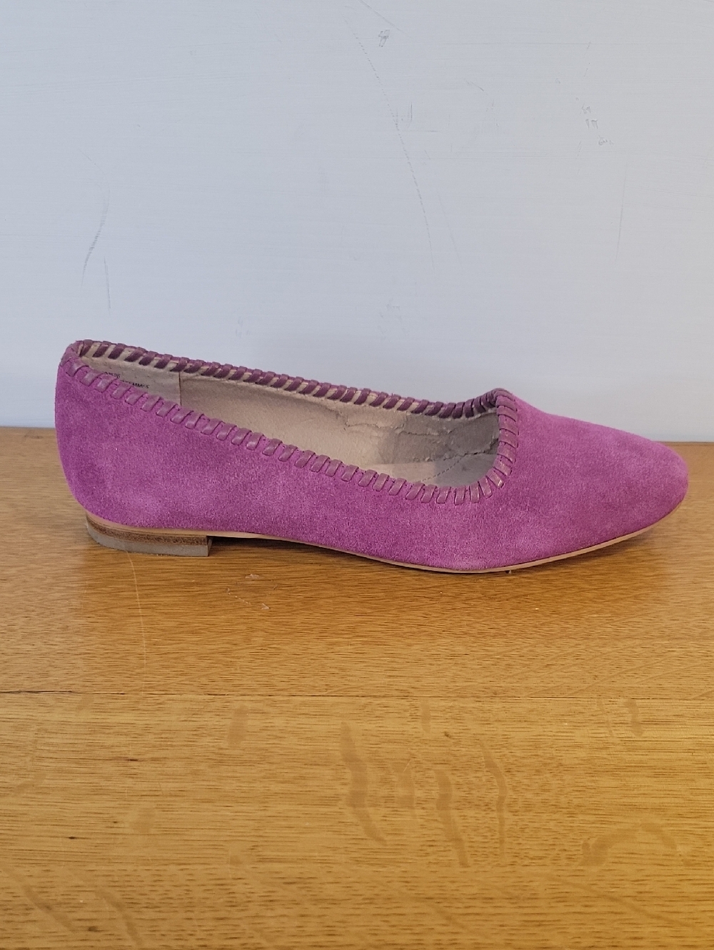 Lands' End Purple Suede Whipstitch Flats Womens Size 6½B - Picture 8 of 16